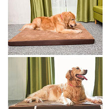 Pet Nest Summer Doghouse Piccolo Cane Medium Large Dog Teddy Dog,Brown-S-80x60x6.5cm