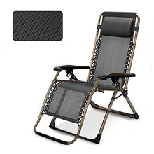 ABBD Sedia a Sdraio da Spiaggia Regolabile, Lettino da Campeggio Portatile Sedia reclinabile Pieghevole, Sdraio reclinabile da Esterno Nero per Piscina-black1