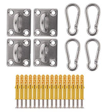 Shumo 2 Serie di Sospeso Un Soffitto Montaggio Un Parete Un Forma di U Ganci Resistente 'Acciaio Inossidabile Multi-Function Amaca Amaca Piastra Gancio di Metallo di Base con Gancio