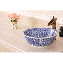 Artigianale in Porcellana Fatto a Mano Europa Vintage Lavabo Lavabo in Ceramica Lavabo Art Counter Bacino da Bagno Ciotola Ciotole