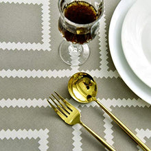 WSJIABIN Decorazione della casa tovaglia tavolino Tessuto Geometrico Grigio Plaid Modello Copertura Panno Tavolo da Pranzo Soggiorno tovaglia Impermeabile tavolino Cuscino Federa