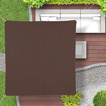 Relaxdays, Marrone Tenda a Vela Quadrata, Idrorepellente, Anti UV, con Corde di Supporto, Terrazza, Giardino, LxP: 3x3 m