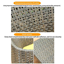Tavolo in vimini in rattan mobili in patio e set sedia, Arredamento per esterni Mobili da giardino in rattan Set di mobili per la famiglia Arredo per la famiglia all'aperto per giardino all'aperto