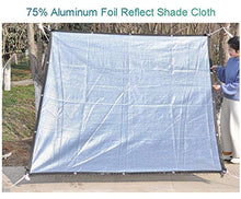 Telo Ombreggiante, Paralume 75% Sunblock Alluminio Riflettente Bianco, Rete da Giardino Premium, Paralume in Tessuto for Piante da Giardino (Size : 1m x 1m)