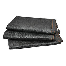 Bordo in Tessuto Nero con Occhielli, Tessuto all'85% per Copertura per Tetto. Tetto per Serra (Dimensioni : 4x5m)