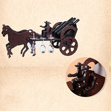 DAGONGREN Wine Rack, Bicchiere da Vino Rack di Legno Solido Europeo Creativo Wine Rack Decorazioni semplici