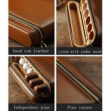 YUTRD ZCJUX Desktop Cigar Humidor Cedar - e in Pelle Cigar Box di stoccaggio Guarnizioni con Vassoio e separatore Regolabile