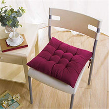 Pillowcase Cuscino per Sedia da Giardino Cuscino per Sedia Cuscino per Sedia da Pranzo Adatto per Interni ed Esterni Cuscino Rimovibile 40x40 cm (Rosa Rossa) Set 4 Pezzi