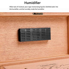 Humidor Humidor Humidor Scatola per Sigari Creativa con Quattro Aree di Stoccaggio di Grande capacità E Facile da Trasportare in Legno di Cedro Delicato E Lussuoso