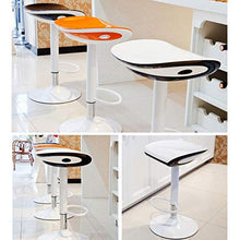 Sgabello Sedie Bar Barstools Contatore di rotazione regolabile in plastica Bar Sedie Sedile, Pub Cafe casa for il tempo libero del metallo creativo sgabelli alti Arredo bar Cucina ( Color : Black )