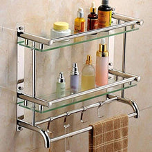 NHLBD Mensola da Bagno, mensola portaoggetti - 2 Piano Doccia scaffali e Ripiani, attaccatura di Parete Mensola Rettangolare for partizione da Bagno (Dimensioni: 40cm) (Size : 40cm)