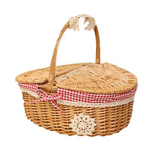 XIXIAO - Cesto portaoggetti in vimini intrecciato a mano, per credenze, cassetti, armadio, cassettiera, cassettiera, 26 x 18 x 30 cm, colore: rosso