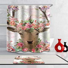 LIYAN Combinazione Bagno. Immagini Chiare E Colori Vivaci Rendono Il Tuo Bagno Pieno di Vita. Accessori da Bagno. Fiori. Renna.