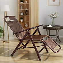 Soul Case Sedia a gravità Zero, Sedia in Rattan, Angolo reclinabile Libero con Serratura, Sedia da Patio con Cuscino Sagomato, Sedia reclinabile Pieghevole, Supporto Fino a 350 libbre (Marrone)