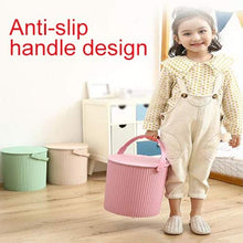 BYPING Sgabello Contenitore, Materiale PP Design della Maniglia Portatile Seatable Portata 100 kg Cambia Sgabello Scarpe, Difficile Multifunzione Alta capacità Scatola di Immagazzinaggio