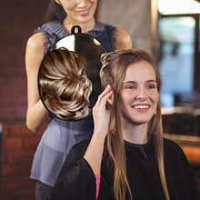 Kurtzy Specchio da Parrucchiere Rotondo Portatile - Specchio a Mano o da Appendere per Barbiere Accessori, Saloni ed Estetiste - Specchio con Manico per Mostrare la Testa, Tagli di Capelli e Styling