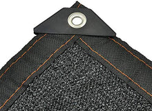 Tende da sole Net Ombra nera con rinforzo angolo Pergola Patio Piscina Veranda resistente ai raggi UV paralume in tessuto leggero Easy Setup (Dimensioni: 5 × 10m) Dimensioni: 4 × 5M ( Size : 4×9M )
