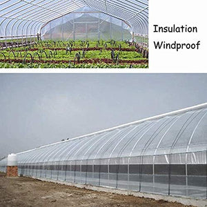 SHIJINHAO Telo Impermeabile Esterno,Plastic Foro Dell'occhio Impermeabile Antivento Incatramata Addensare Avvolto Bordo Pieghevole Chiaro Tarp con Metallo for Auto Vegetazione, 28 Formati