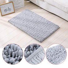 Tappetino assorbente per l'acqua da bagno Tappetino antiscivolo per soggiorno per balcone per camera da letto(Light gray)