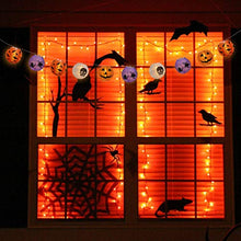 ARTFFEL Vola Halloween luci della Stringa LED Lanterna di Carta Spider Skull Zucca Bat Rotonda di Carta Cinese Lanterne Luce for la Decorazione Halloween Party .Compleanno