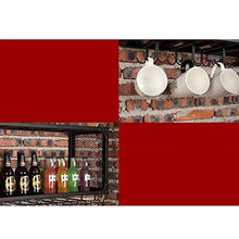 YWYW Portabottiglie da Bar Ristorante portabicchieri a Parete portabicchieri Capovolto portabottiglie Creativo a Doppio Strato (Dimensioni: 60 * 30 * 45 cm)