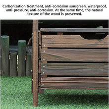 outdoor product Panchina da terrazza panchina da Esterno, Panca da Giardino con Contenitore, Panca corridoio anticorrosiva in Legno massello, Adatto per Ingresso Ospedale