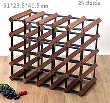 Classico Legno for il vino supporto della cremagliera con Storage stand organizzatore controsoffitto in acciaio zincato Wine Rack for 25 bottiglie di vino modulare rack Bottle Holder robusto for la cu