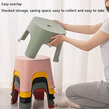 household products Sgabello in plastica addensata, Sgabello per Bambini da Bagno per Uso Domestico, Sgabello per Cambio Scarpe Antiscivolo, Adatto per Soggiorno, Bagno, WC