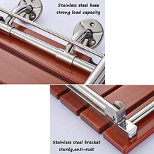HYYDP Bagno Sgabello Pieghevole Doccia in Legno/sgabelli da Bagno Sgabello da Parete Be Applicable Compatible for Doccia Sgabello Pieghevole in Legno massello Cambia Scarpe Sgabello Be Applicable co