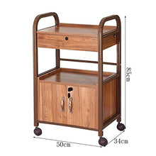 Jia He Carrello Carrello di bellezza con cremagliera del carrello del salone di bellezza dell'automobile dello strumento del cassetto dello strumento del cassetto Carrello portautensili portatile a qu