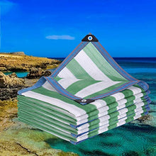 Senza marchio DANDAN Rete Ombreggiante Moda Villa Rete Ombreggiante Casa Fiore/Patio/Balcone/Rete Isolante per Piante Verde Bianco Quattro Linee Rinforzata (Size : 2 * 6m)