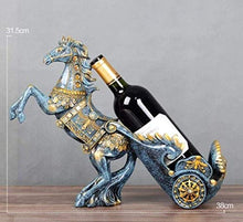 FAGavin Salone Europeo Creativo Cavallo Auto Vino Rosso Cremagliera Casa Creativa Ornamenti di Vino Rosso Ornamenti