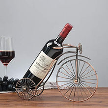 No brand per mensola SyWrought Ruota di Ferro Triciclo Wine Rack Decoration