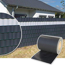 Wasnsc Strisce frangivista 35 m x 19 cm con 20 clip, per recinzione da giardino o balcone, diversi colori (35 m, antracite)