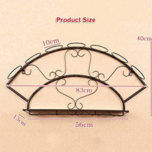 DJSMjbj Scaffali Galleggiante Ferro Battuto Wine Rack Minimalista Hanging Creativa Europea Calice di Vetro di Vino Rack Ristorante Living Room Wall Hanging Ripiani Decke