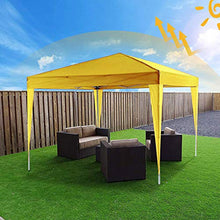 Robusto Gazebo Pieghevole da 3 x 6m,Tenda da Giardino Pieghevole/Retrattile, Impermeabile, Rivestimento in PVC, ha in Dotazione Una Sacca per Il Trasporto Gratuita