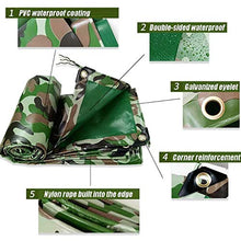 MTYLX Outdoor Multifunzionale Incatramata, Camo Extra Large Heavy Duty Impermeabile con la Copertura Occhielli Esterni Casa Antipoere - 450G / M²,5Mx5M,5Mx5M