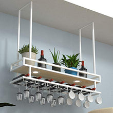 Organizza la Cucina Portabottiglie Sospeso da Soffitto,Scaffale Sospeso Decorazione per Bar Ristoranti Cucine/Club di Cantine Commerciali
