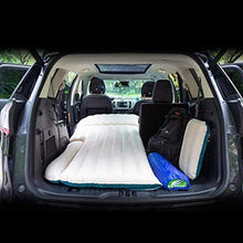 Lettino da viaggio Lettino da viaggio Sedile posteriore Air letto portatile Letto gonfiabile Air letto delle famiglie a doppio uso del materasso di aria ispessimento floccato materassino con built-in