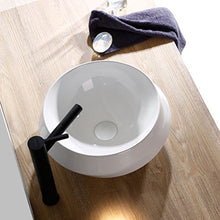 Nordic Above Counter Basin Lavabo in Ceramica Modern Fashion Simple Round Ceramic Home Lavabi