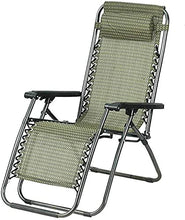 PAKUES-QO Reclinabile Pieghevole Sedia reclinabile Zero Gravity Lettini da Giardino Sedie a Sdraio da Spiaggia da Giardino Napping Household