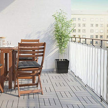 JIANFEI Balcone Frangivista Telo Privacy, All'aperto Giardino Protezione UV Panno Ombra Casa Tessere Maglia Protezione Copertina, 56 Dimensioni Personalizzabile (Color : White, Size : 1x10m)