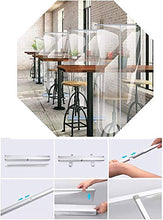 Topniu. (Usando in affari) Banner a rulli Pavimento in piedi Startning Guard Guardia Portatile Plastica Plastica Plastica Schermo GRATUITO Isolamento per barriera Desktop Privacy Pannello di Privacy T