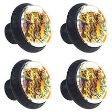 giraffa (2) 4 PCS Pomelli per Porta, Pomolo per Mobile, Pomelli per Mobili con Viti, Maniglia per Armadietto, Pomelli per Porta, Pomelli per Cassetti per Porta, Armadio, Cassetto e Credenza