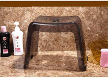 zaizai Sedile for Doccia, Sgabello in plastica for Anziani, Donne in Gravidanza, Bambini Leggero Portatile, Antiscivolo, Passaggio for Uso Domestico Multiuso
