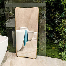 Specchio europeo di alta qualità in puro rame specchio per il trucco specchio a parete per WC specchio per il lavaggio specchio per il bagno specchio per il trucco specchio per il trucco dorato