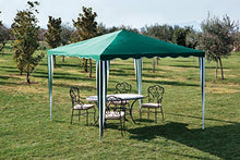 HOMEGARDEN Gazebo in Acciaio con Top di Copertura Verde 3 x 3 Metri