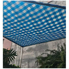 XIAOXIAO Rete ombreggiata Strisce Blu Rete Ombreggiata Protezione UV 90% Durevole Materiale HDPE Cortina Finestra Ombra Crema Solare Vegetale (Size : 8x8m)