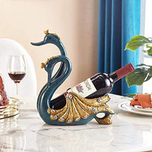 Portabottiglie per vino creativo Portabottiglie per vino in resina Stile europeo Ornamenti moderni Portabottiglie per vino singolo Espositore per armadietto per vino da tavolo Decorazioni per la cas