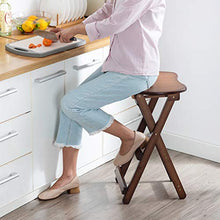 Sedia da Bar Moderna e Semplice in bambù Schienale Pieghevole Design Ergonomico Design a Doppia Traversa, Forte capacità di Carico Materie Prime Naturali